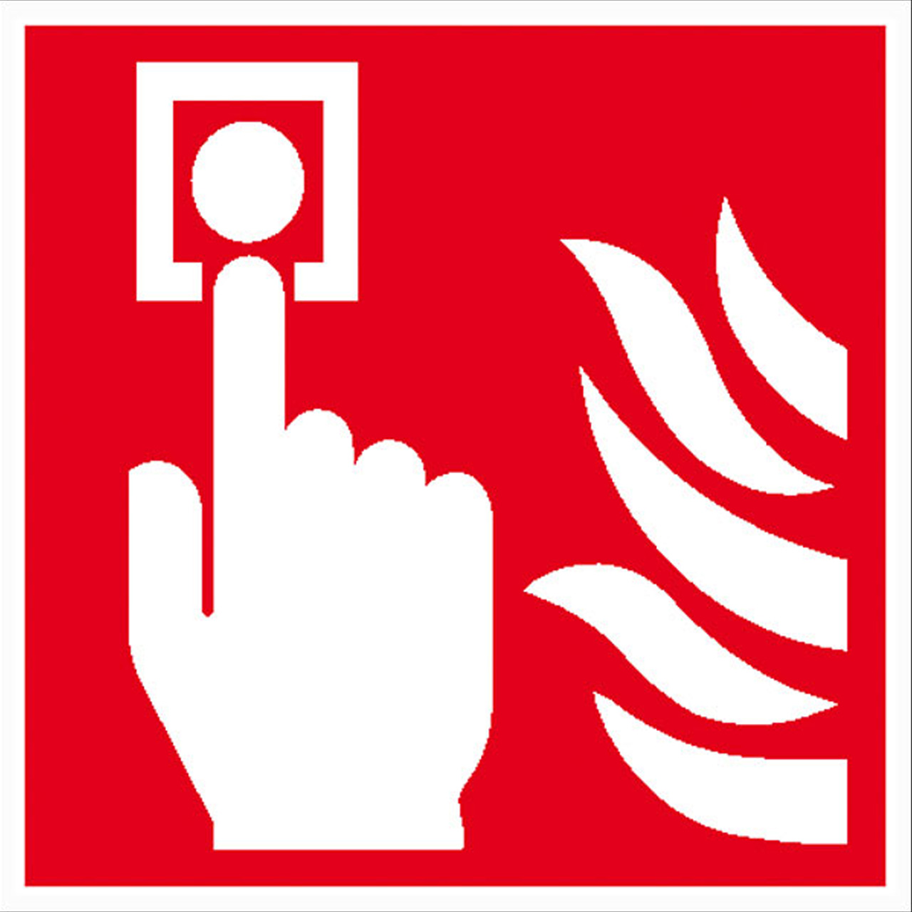 Brandschutz-Schild: Feuerlöscher everglow!