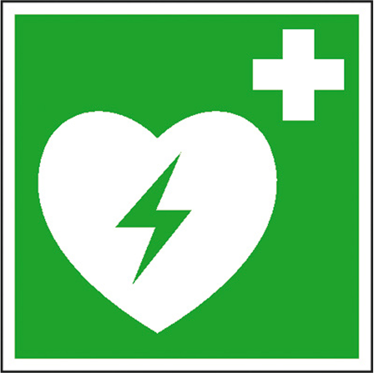 ✓ Erste-Hilfe-Schild: Erste-Hilfe-Schild, Kunststoff, 20x20cm